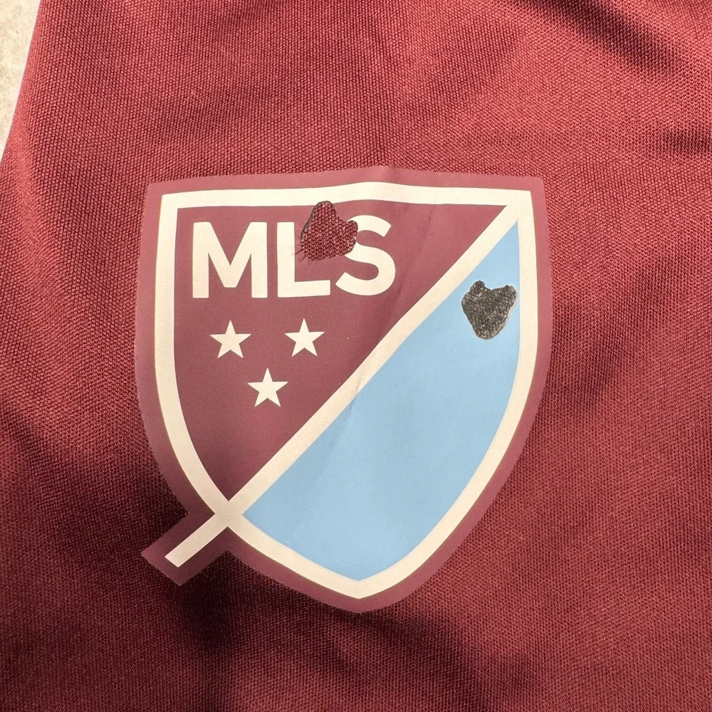 MLS Colorado Rapids Jersey Blue/Light Blue Red‎ Youth Size XL